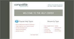 Desktop Screenshot of help.compatiblepartners.net