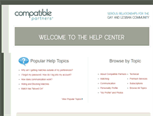 Tablet Screenshot of help.compatiblepartners.net